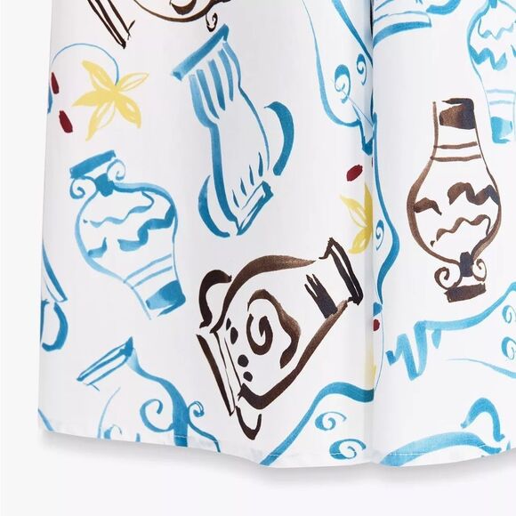 Zara Co-Ord Set Top and Skirt Poplin Cotton - Picture 9 of 15